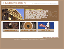 Tablet Screenshot of dalan-katz.com